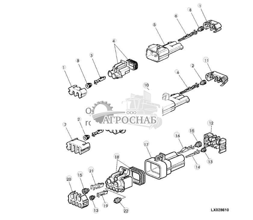 2-, 3- ИЛИ 7-КОНТАКТНЫЕ РАЗЪЕМЫ (METRI PACK) 